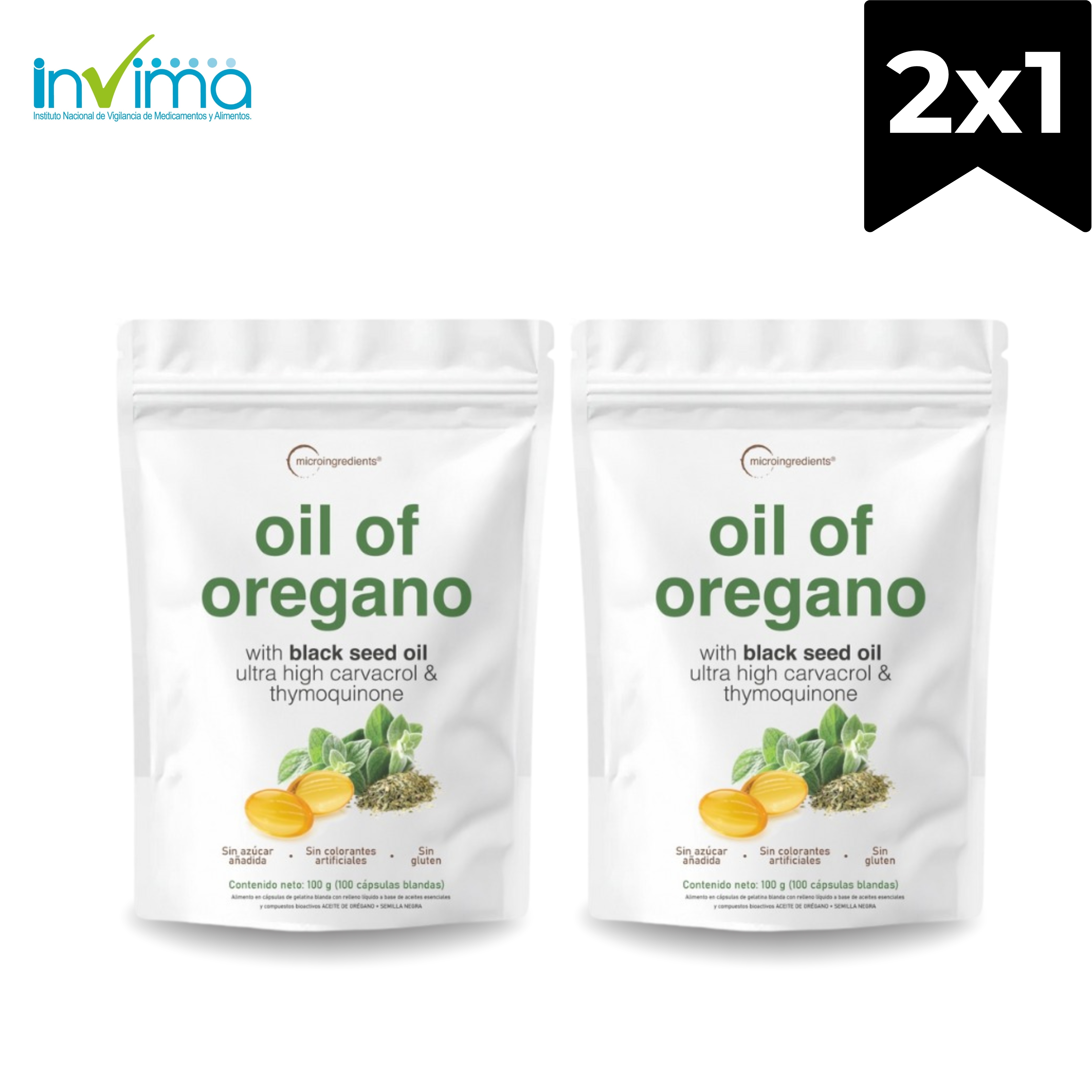 X2ACEITE DE OREGANO “Doypack resellable”